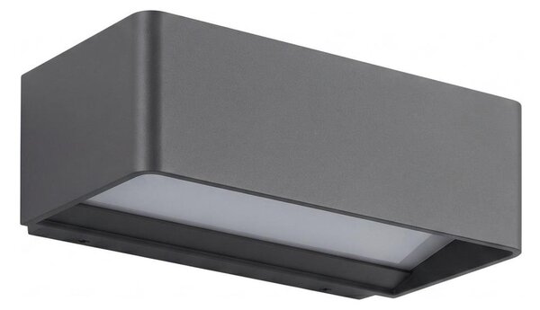 Aplica de perete LED pentru exterior, 13W, 230V, IP65, negru