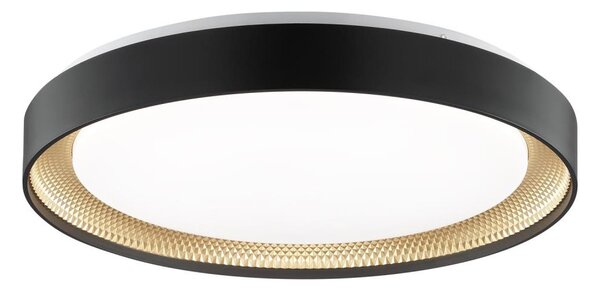 Brilliant - Plafonieră LED dimabilă WALDO LED/36W/230V, negru/auriu + telecomandă
