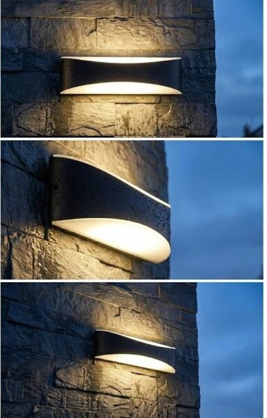 Aplica de perete pentru exterior LED/10W/230V IP65, negru