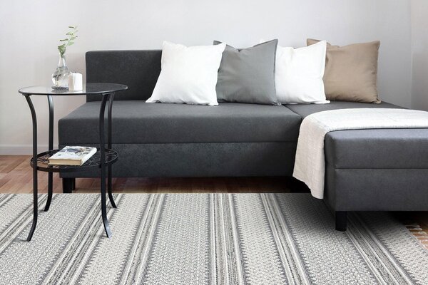 Covor de living / dormitor Maze Home Soho, Gri Deschis (diverse dimensiuni), 130x190 cm
