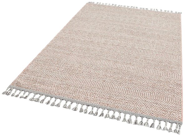 Covor de living / dormitor Maze Home Soho Reversibil, Roz, 130x190 cm
