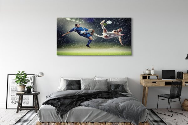 Tablouri canvas oameni de ploaie cu bile