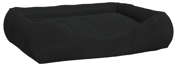 Saltea de câini cu perne, negru, 75x58x18 cm, material oxford