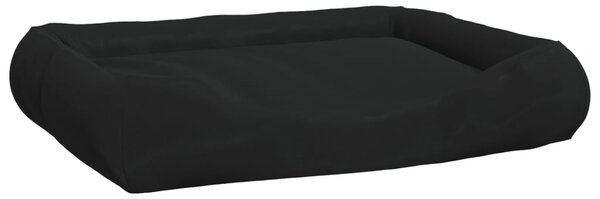 Saltea de câini cu perne, negru, 89x75x19 cm, material oxford