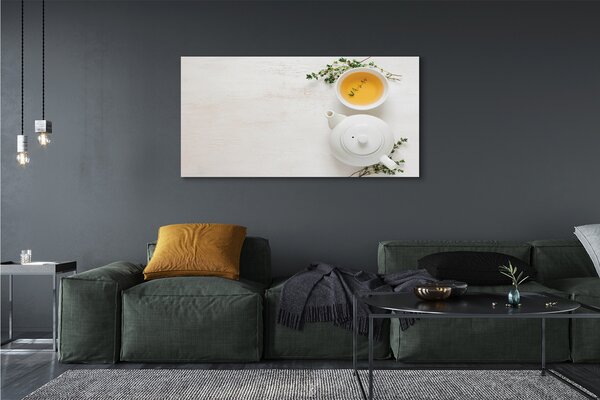 Tablouri canvas oală de ceai