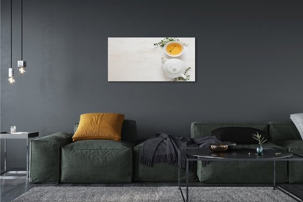 Tablouri canvas oală de ceai