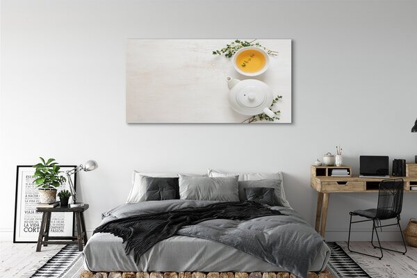 Tablouri canvas oală de ceai