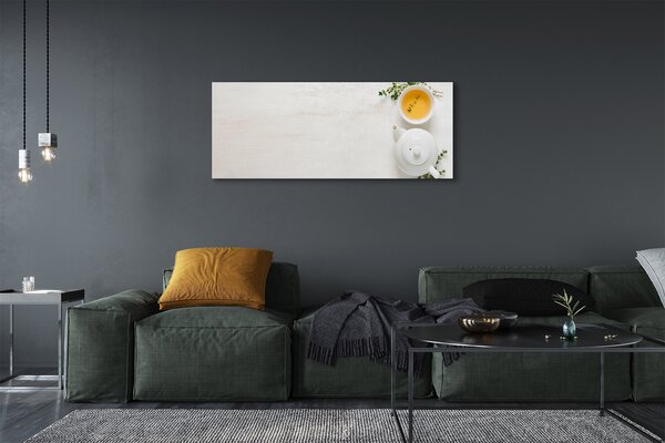 Tablouri canvas oală de ceai