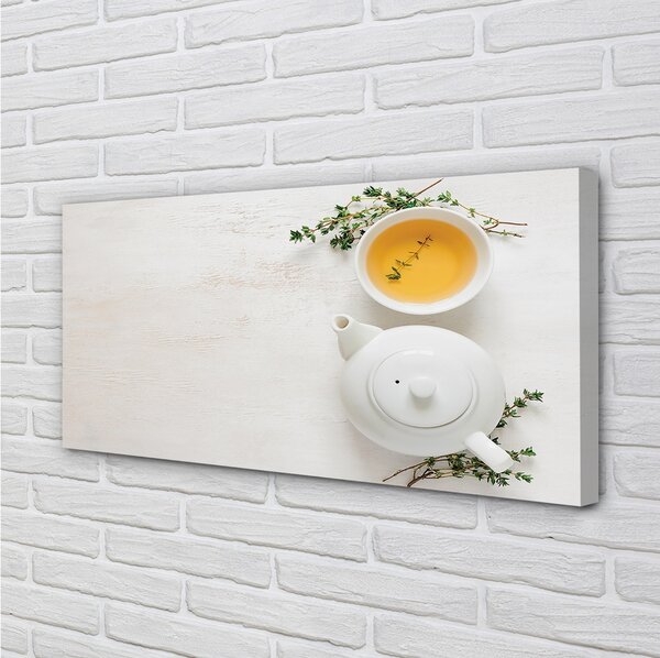 Tablouri canvas oală de ceai