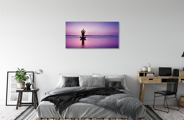 Tablouri canvas Femeie yoga mare