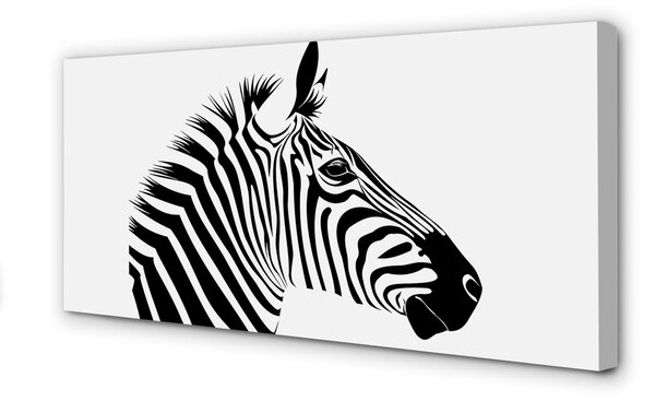Tablouri canvas Ilustrarea zebră