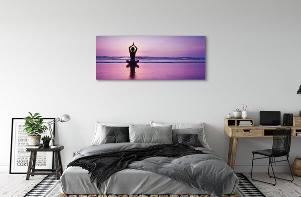 Tablouri canvas Femeie yoga mare