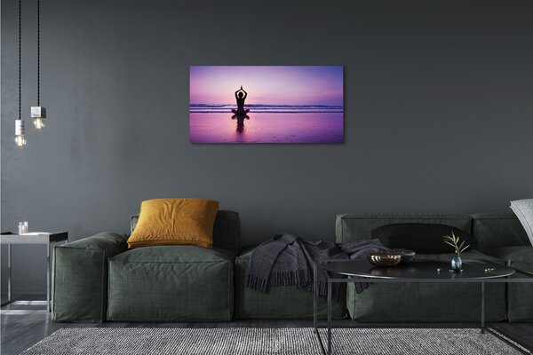 Tablouri canvas Femeie yoga mare
