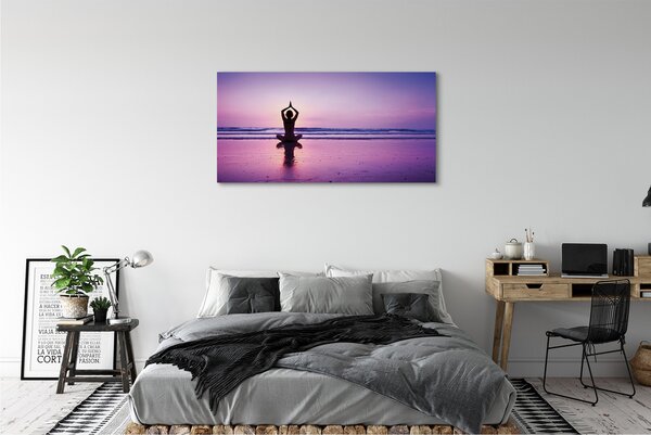 Tablouri canvas Femeie yoga mare