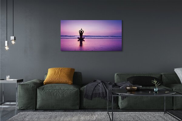Tablouri canvas Femeie yoga mare