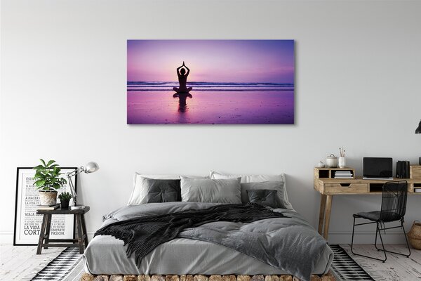 Tablouri canvas Femeie yoga mare