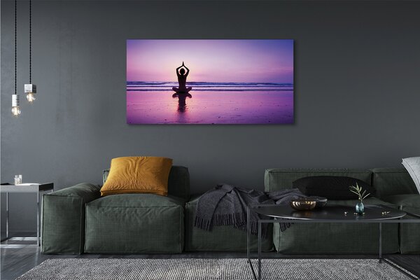 Tablouri canvas Femeie yoga mare
