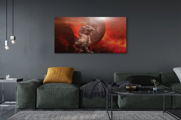 Tablouri canvas focul dragonului