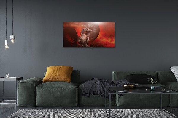 Tablouri canvas focul dragonului