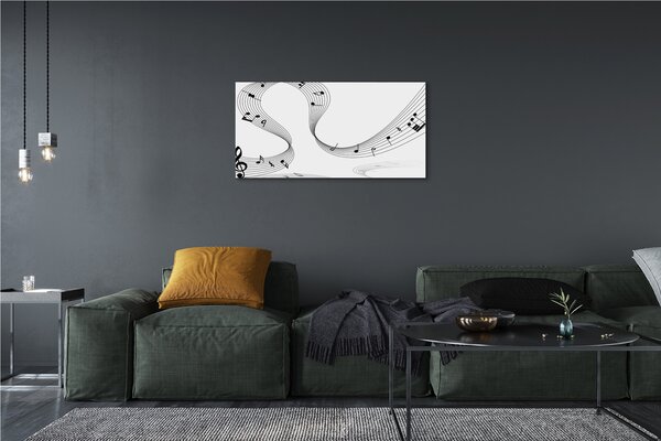 Tablouri canvas clef treble