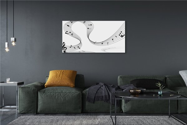 Tablouri canvas clef treble