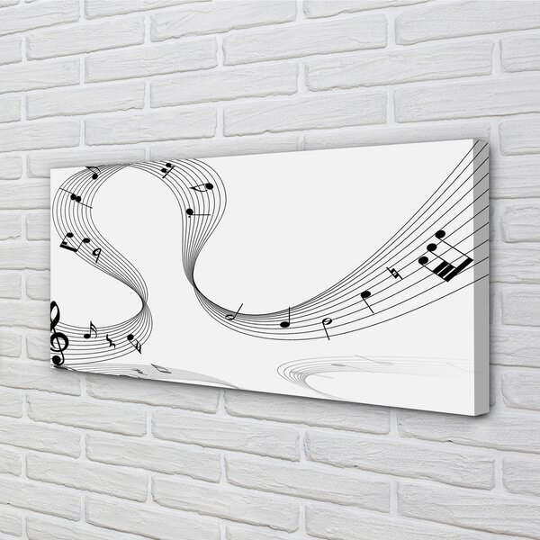 Tablouri canvas clef treble