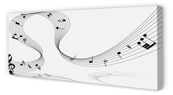 Tablouri canvas clef treble