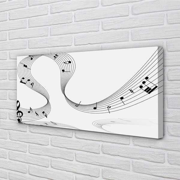 Tablouri canvas clef treble