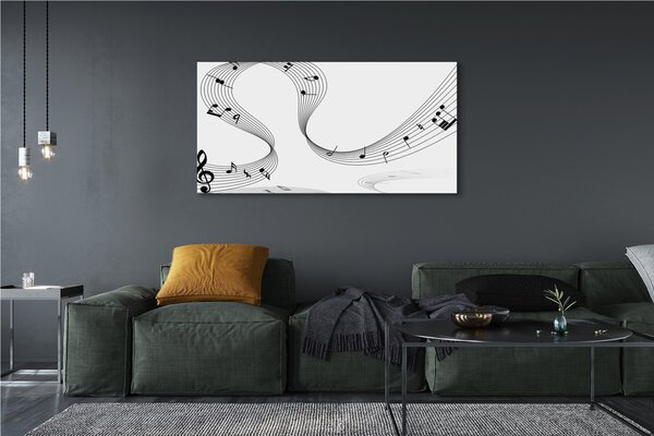 Tablouri canvas clef treble