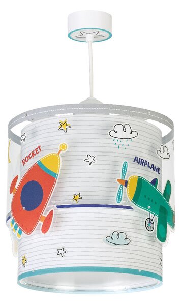 Dalber Lampa suspendată pentru copii BABY TRAVEL, cu 1 bec, reglabil, Multicolor, Camera copiilor, Plastic