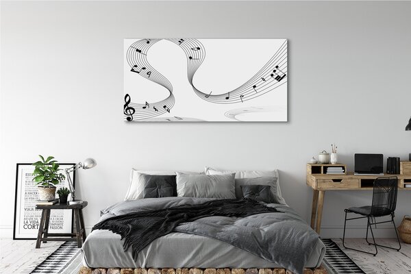 Tablouri canvas clef treble