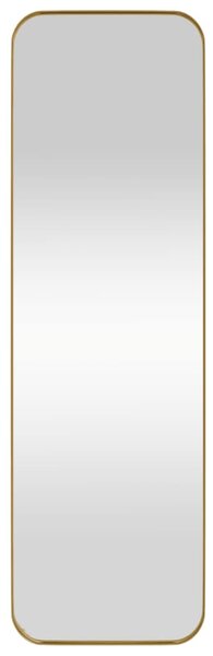 Oglindă de perete, auriu, 30x100 cm, dreptunghiulară