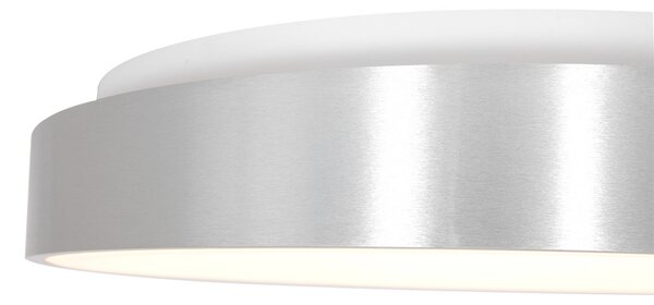 Steinhauer Plafonieră cu LED Ringlede 2.700 K Ø 30 cm, argintiu, reglabil, Metalic, Camera de zi / sufragerie, Metal, Modern