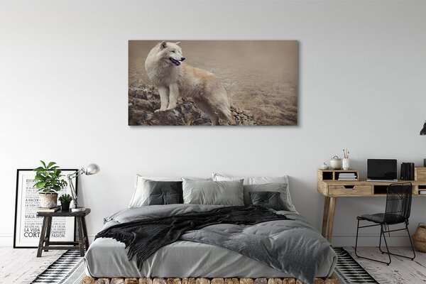 Tablouri canvas munți lup