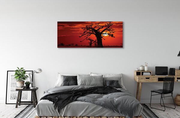 Tablouri canvas Copaci cer nori