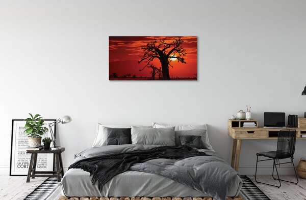 Tablouri canvas Copaci cer nori