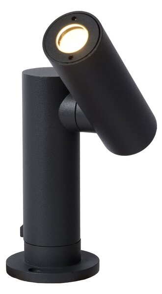 Lucide Tatum LED plintă de iluminat cu spot pivotant, Negru, Metal, Modern