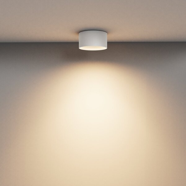 Maytoni LED downlight Vega, alb, Ø 14 cm, 15W, aluminiu, Alb, Camera de zi / sufragerie, Aluminiu