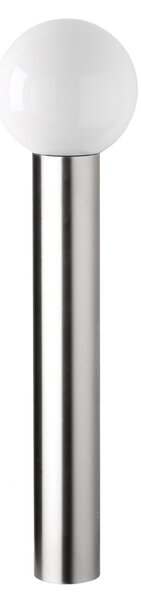 CMD Bornă luminoasă clasică Kekoa din oțel inoxidabil, Metalic, Metal, Modern, Glob pentru exterior