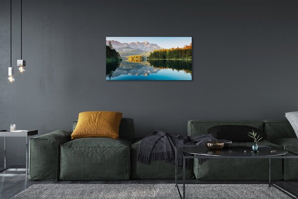 Tablouri canvas Germania Munte lac de pădure