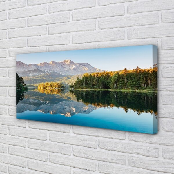Tablouri canvas Germania Munte lac de pădure