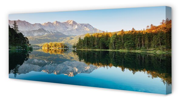 Tablouri canvas Germania Munte lac de pădure
