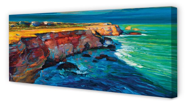 Tablouri canvas roci cer Sea