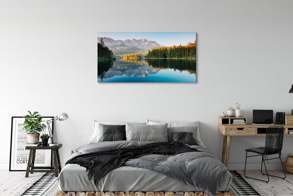 Tablouri canvas Germania Munte lac de pădure