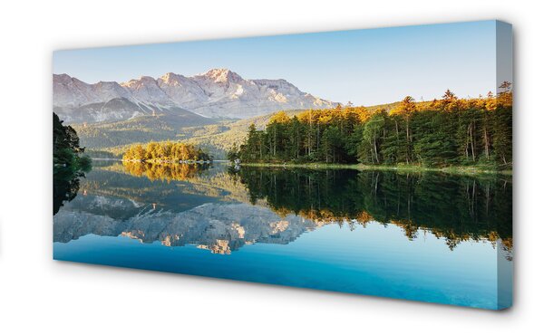 Tablouri canvas Germania Munte lac de pădure