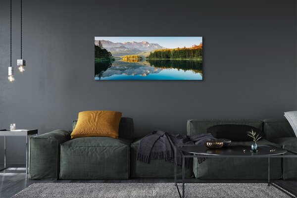 Tablouri canvas Germania Munte lac de pădure
