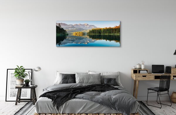 Tablouri canvas Germania Munte lac de pădure