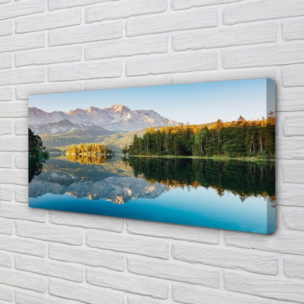 Tablouri canvas Germania Munte lac de pădure