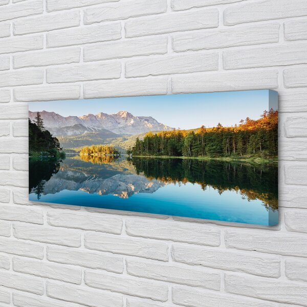 Tablouri canvas Germania Munte lac de pădure