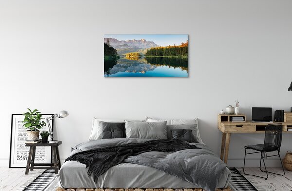 Tablouri canvas Germania Munte lac de pădure